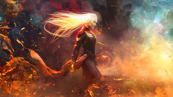 Captain Marvel The Marvels Art HD Wallpaper