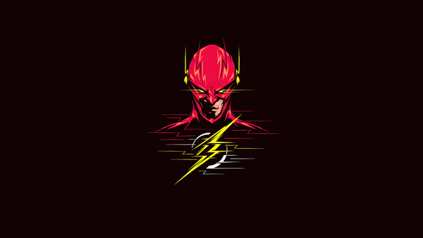 Flash Dark Oled 4k HD Wallpaper