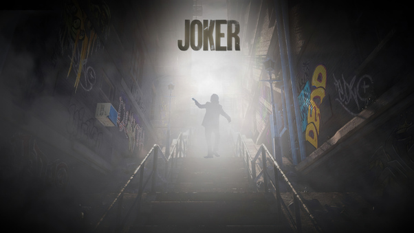 Joker Stairs Art 4k HD Wallpaper