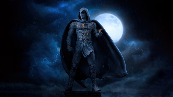 Moon Knight Art 5k HD Wallpaper