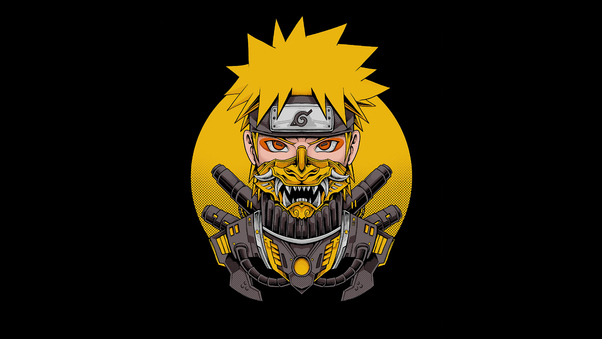 Naruto Uzumaki Minimal 5k HD Wallpaper