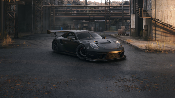 Porsche Gt Warehouse HD Wallpaper