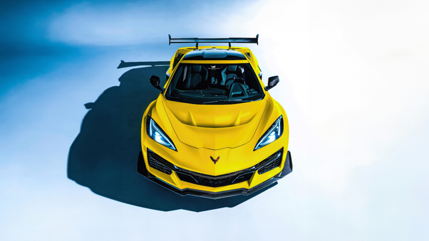 Yellow Corvette C5 2023 HD Wallpaper